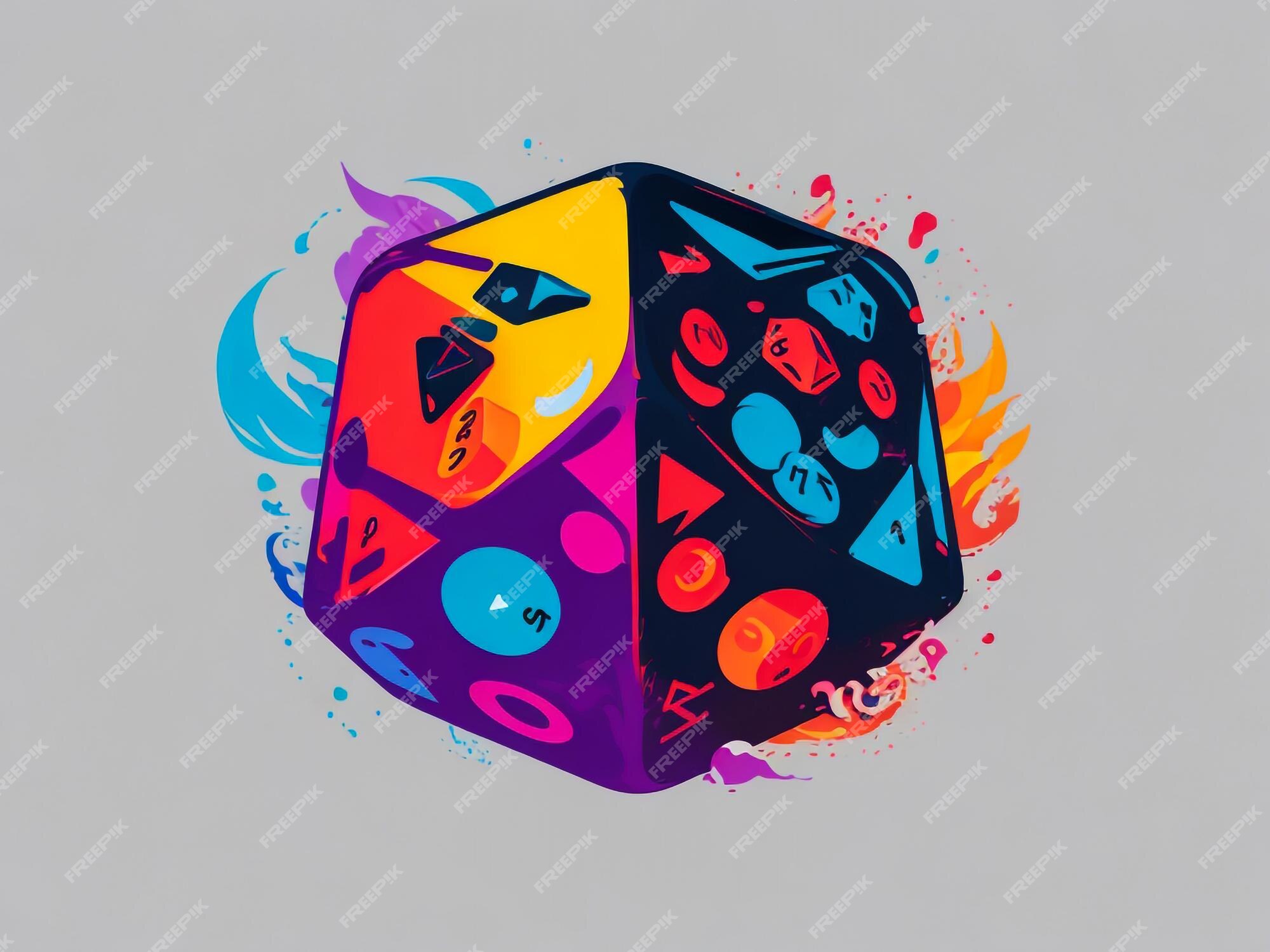 Premium AI Image | Ludo board game logo design template