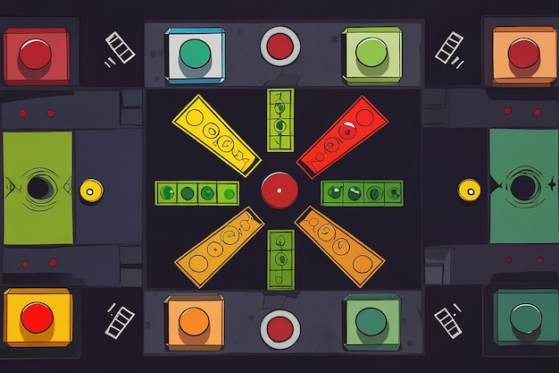 Ludo Game from Different Perspectives | Premium AI-generated image