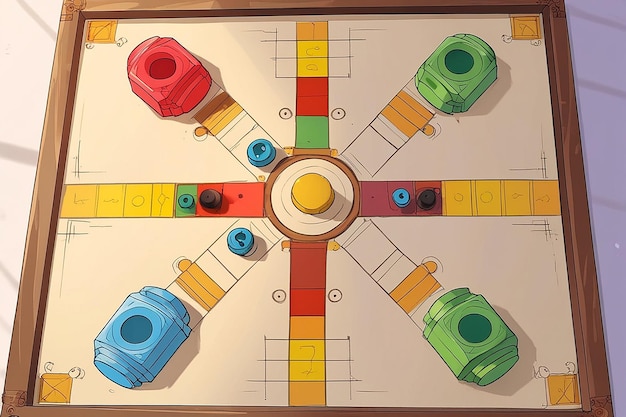 Ludo Game from Different Perspectives | Premium AI-generated image