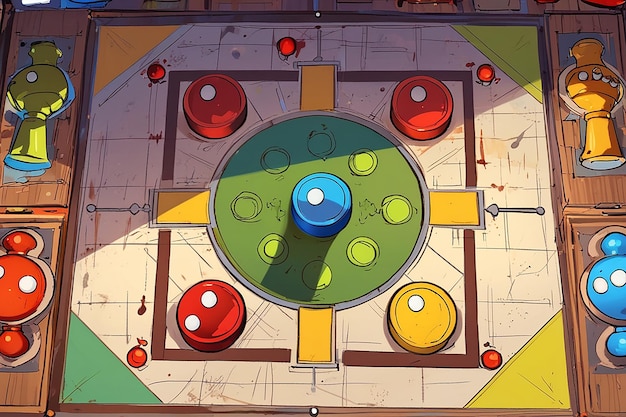 Ludo Game from Different Perspectives | Premium AI-generated image