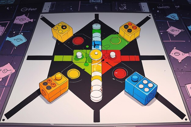 Ludo Game from Different Perspectives | Premium AI-generated image