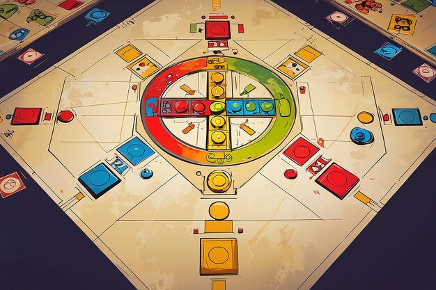 Ludo Game from Different Perspectives | Premium AI-generated image