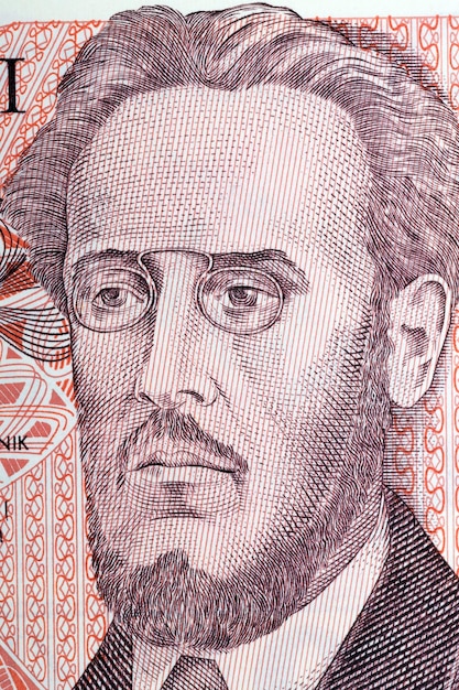 Ludwik Warynski a portrait from old Polish money