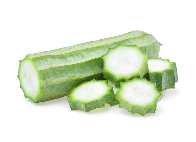 Luffa acutangula 흰색 절연