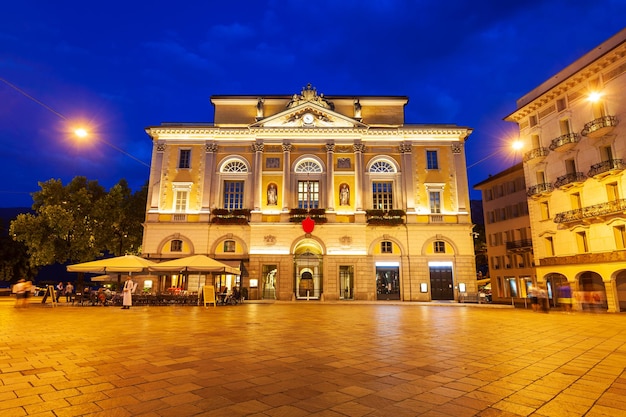 Lugano Town Hall in Switzerland