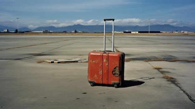 Багаж, оставленный или потерянный в аэропорту, сгенерированный нейронной сетью