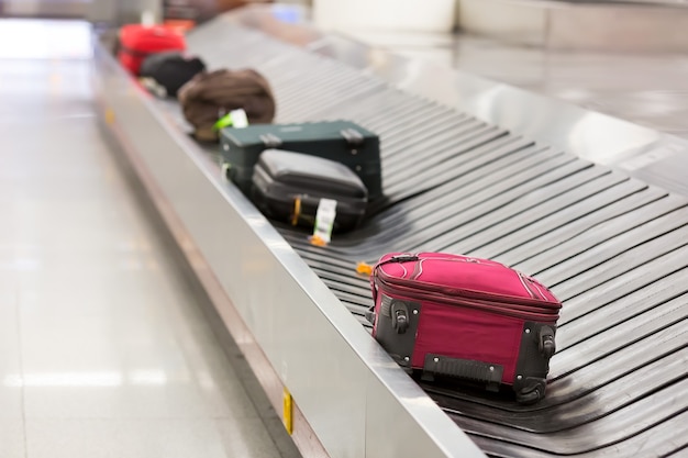 Luggage on the track