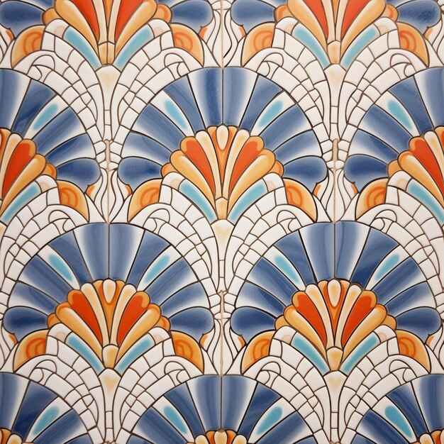 Lujan paper pattern tile background photo
