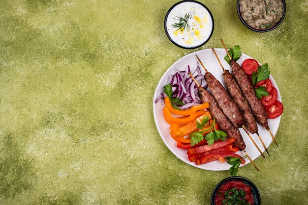 Lula kebab, Traditional Turkish or Caucasian dish