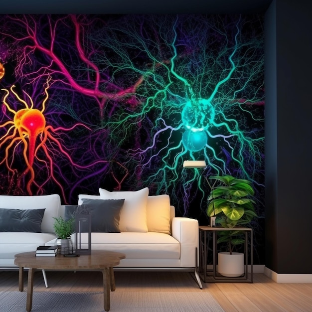 Luminescent Anatomy Astonishing Wallpaper Showcasing Human Body Systems