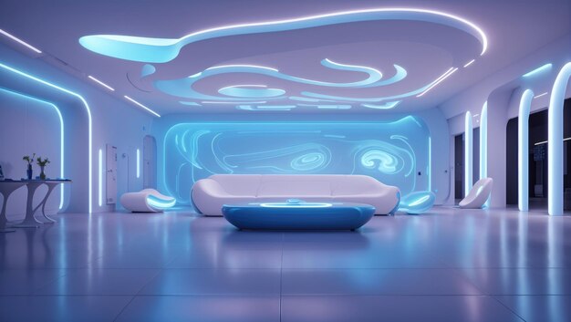 Luminescent dreams the futuristic neon chamber