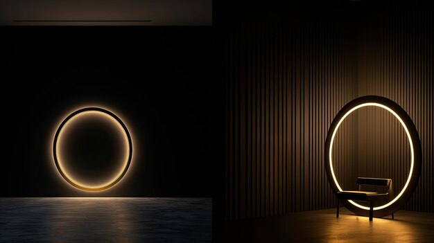 Luminous circle light