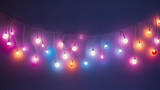 Luminous garland of the new year