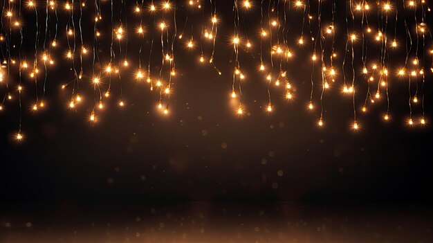 Luminous garland of the new year