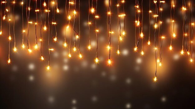 Luminous garland of the new year