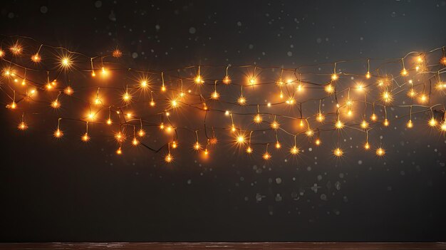 Luminous garland of the new year