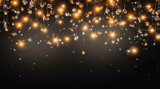 Luminous garland of the new year