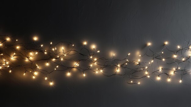 luminous garland of the new year