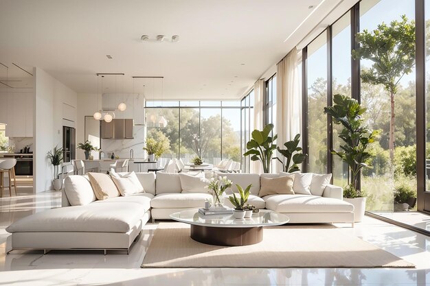 Luminous Living Natural Light Filled Living Room