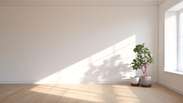 Luminous Shadows A Highquality Realistic Photography Of An Empty Living Room