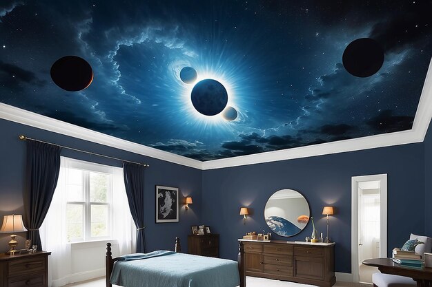 Lunar Eclipse Ceiling Mural