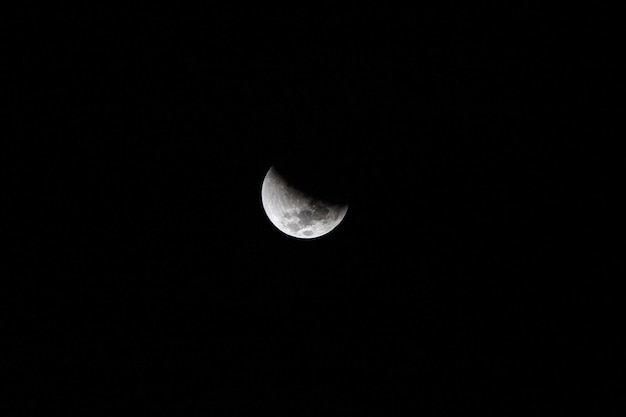 Lunar eclipse seen in the sky of Rio de Janeiro