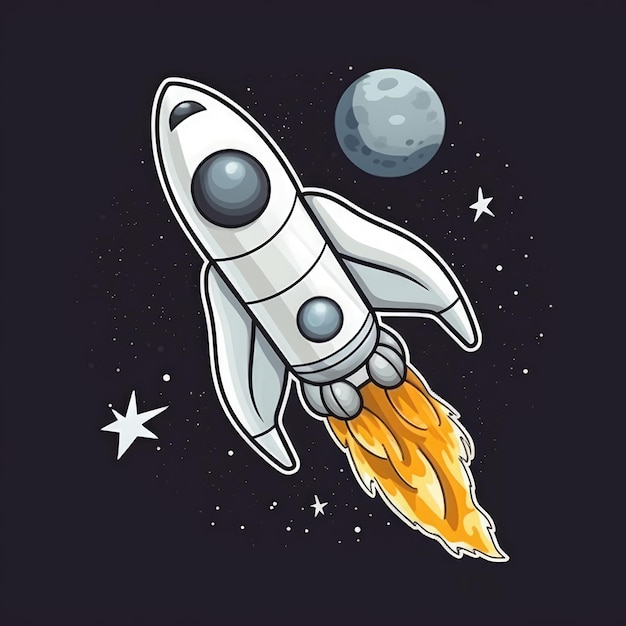 Lunar Journey Sticker