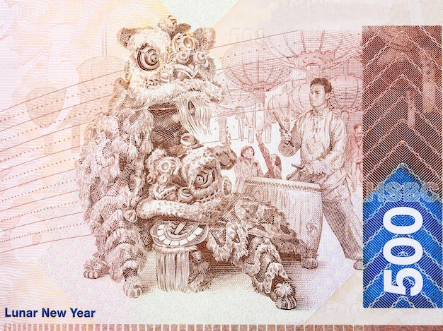 Lunar New Year from Hong Kong money