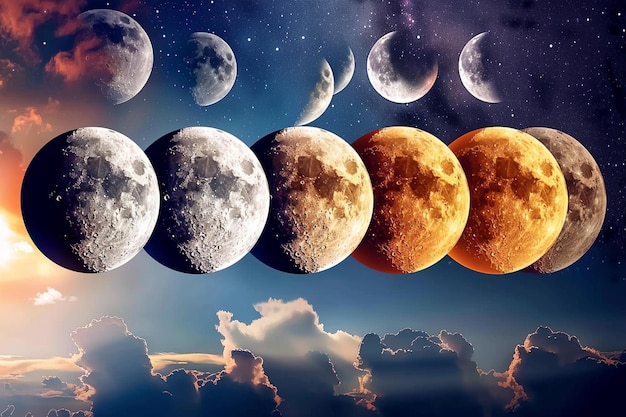 Lunar phase calendar