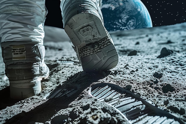 Photo lunar soles generative ai