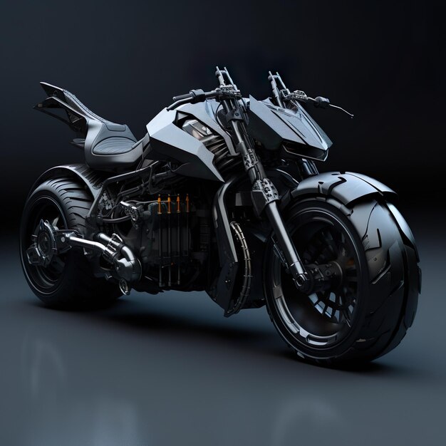 _lunate Batman 2d in the bike in the style of realistic hyperdetailed rendering vary tracing AI