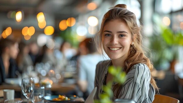 Foto pausa pranzo giovani professionisti ricaricare nella caffetteria dopo una giornata di lavoro produttiva concetto pausa pranzi giovani professionisti cafeteria ricaricare giornata di lavoro produttiva