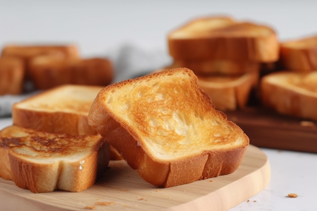 Lunch met geroosterd brood Genereer Ai