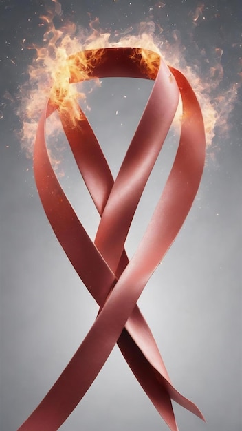 Lung cancer awareness ribbon background