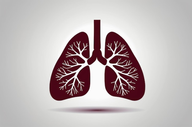 lungs cancer vector illustration