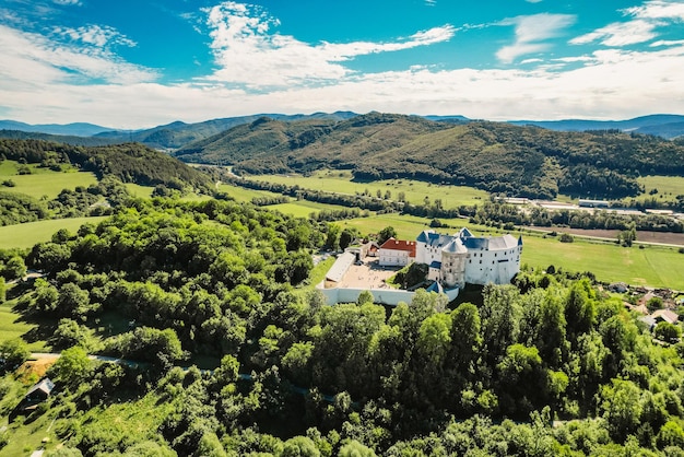 Lupciansky Castle Slovenska Lupca in de buurt van Banska Bystrica Slowakije Slowakije kasteel