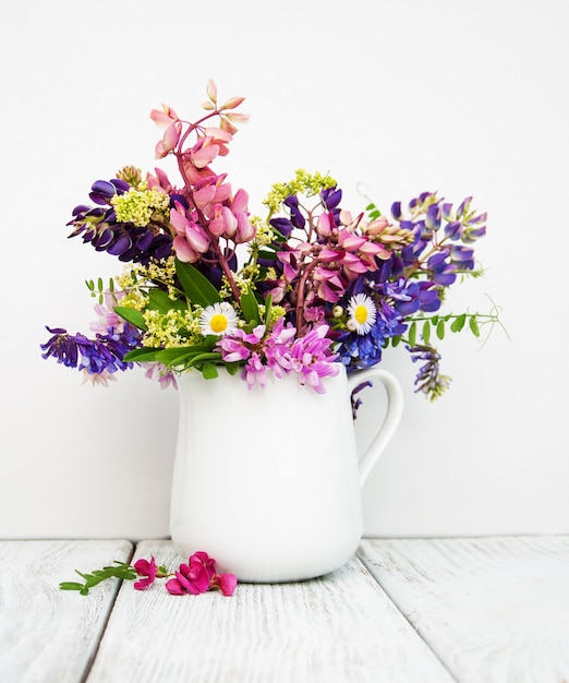 Lupines in the vase