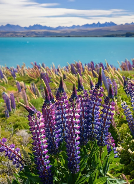 Lupins Of Lake Tekapo