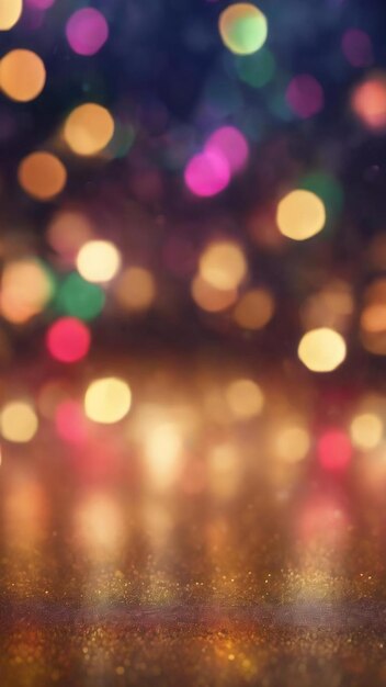 Photo lurred festive bokeh background blurred light bokeh pattern