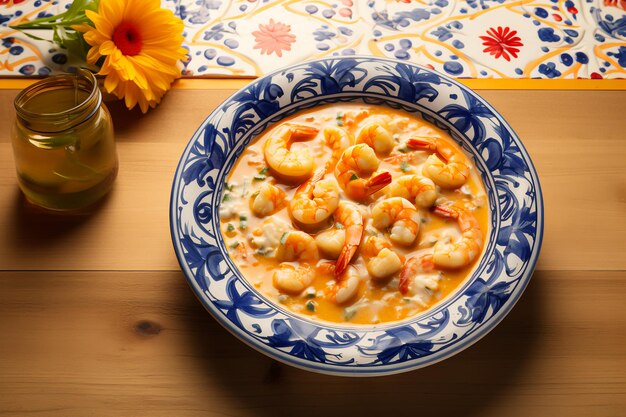 Photo luscious bobo de camarao creamy shrimp and yuca stew