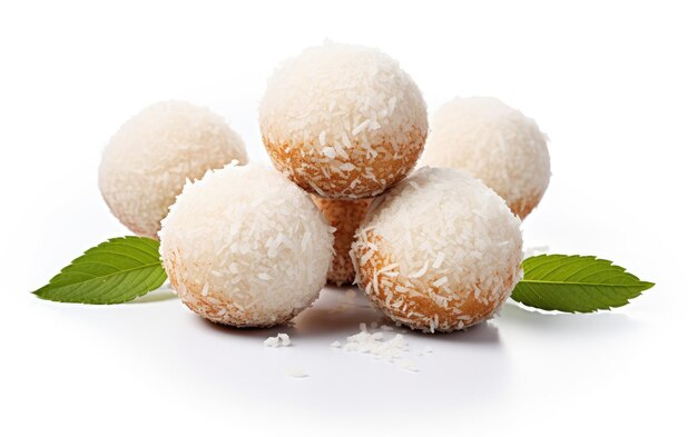 Luscious Coconut Sweets isolated on transparent Background