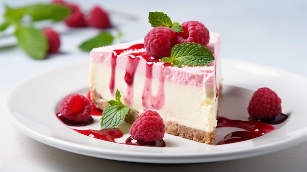 Luscious Raspberry Cheesecake Delight