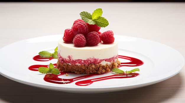 Luscious Raspberry Cheesecake Delight