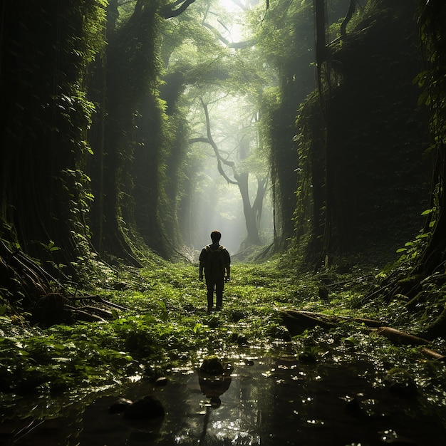 Lush Dominion Expansive Kudzu Forest in All Its Verdant Glory