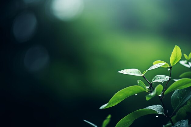 Photo lush foliage immortalized captivating 32 bokeh photography of green leafed plants