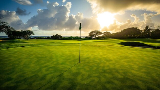 Lush Green Golf Course Views