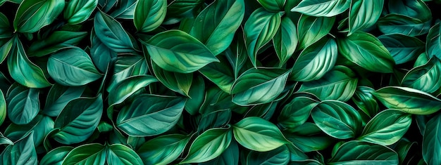 Lush greenery vibrant leaf pattern texture