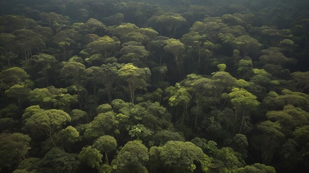 lushness of tropical rainforests