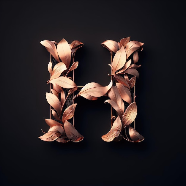 Lustrous Typography with Nature's Magic