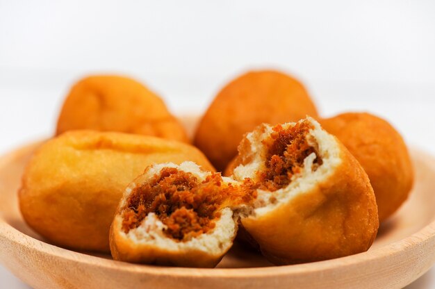 Luti Gendang Typical Malay Bread Containing the original shredded fres